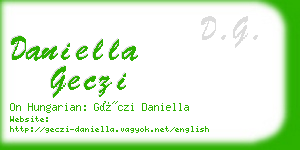 daniella geczi business card